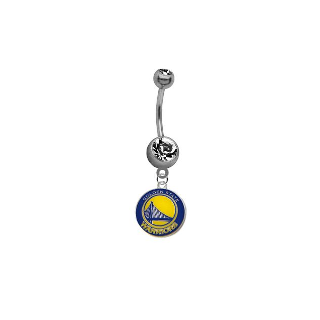 Golden State Warriors NBA Basketball Belly Button Navel Ring