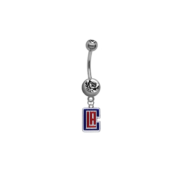 Los Angeles Clippers NBA Basketball Belly Button Navel Ring