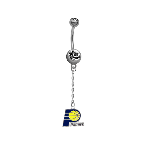 Indiana Pacers Chain NBA Basketball Belly Button Navel Ring