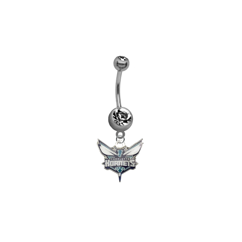 Charlotte Hornets NBA Basketball Belly Button Navel Ring