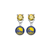 Golden State Warriors GOLD Swarovski Crystal Stud Rhinestone Earrings