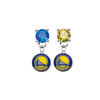 Golden State Warriors BLUE & GOLD Swarovski Crystal Stud Rhinestone Earrings