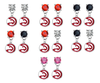 Atlanta Hawks NBA Swarovski Crystal Stud Rhinestone Earrings