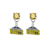 Denver Nuggets NBA Swarovski Crystal Stud Rhinestone Earrings