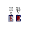 Los Angeles Clippers Style 2 CLEAR Swarovski Crystal Stud Rhinestone Earrings