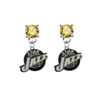 Utah Jazz GOLD Swarovski Crystal Stud Rhinestone Earrings