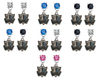 Dallas Mavericks Style 2 NBA Swarovski Crystal Stud Rhinestone Earrings