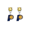 Indiana Pacers GOLD Swarovski Crystal Stud Rhinestone Earrings