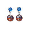 New York Islanders BLUE Swarovski Crystal Stud Rhinestone Earrings
