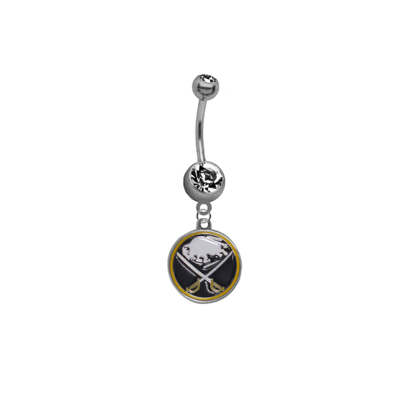 Buffalo Sabres NHL Hockey Belly Button Navel Ring