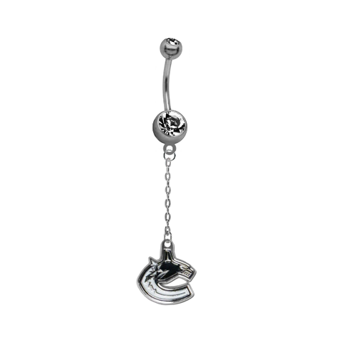 Vancouver Canucks Chain NHL Hockey Belly Button Navel Ring