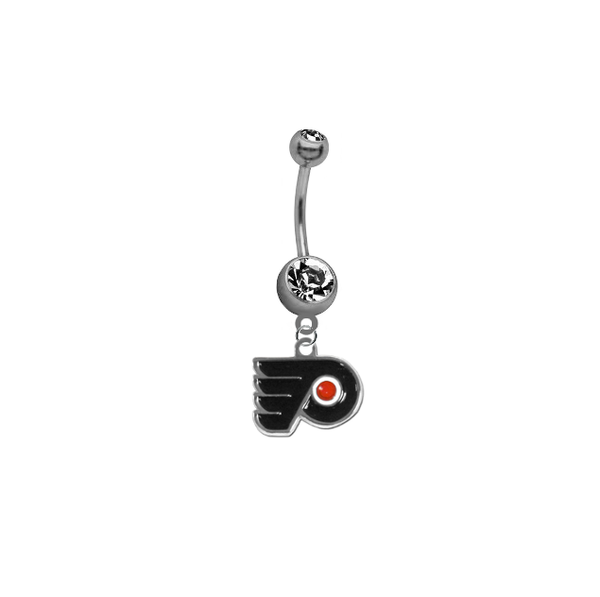Philadelphia Flyers NHL Hockey Belly Button Navel Ring