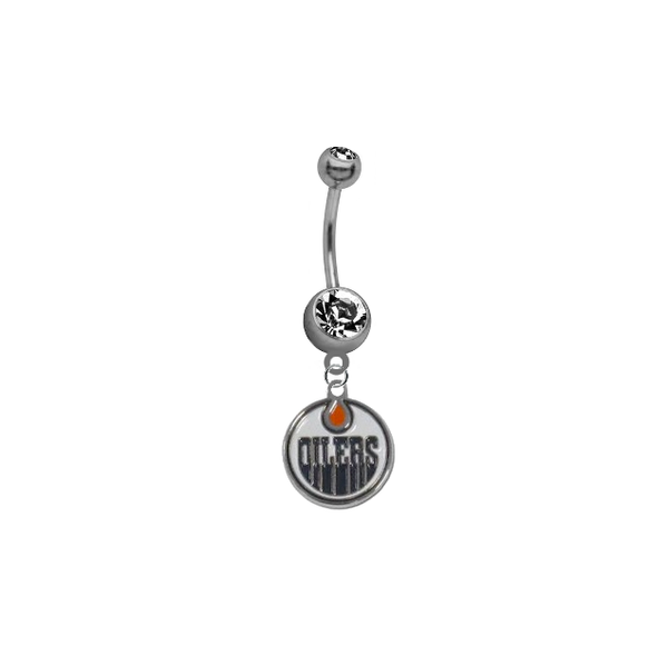 Edmonton Oilers NHL Hockey Belly Button Navel Ring