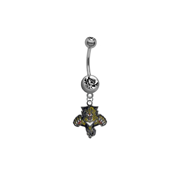 Florida Panthers NHL Hockey Belly Button Navel Ring