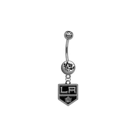 Los Angeles Kings NHL Hockey Belly Button Navel Ring