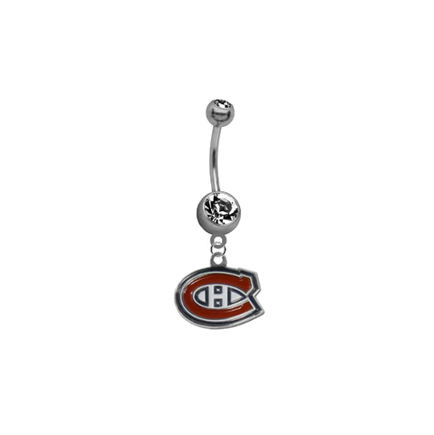 Montreal Canadiens NHL Hockey Belly Button Navel Ring