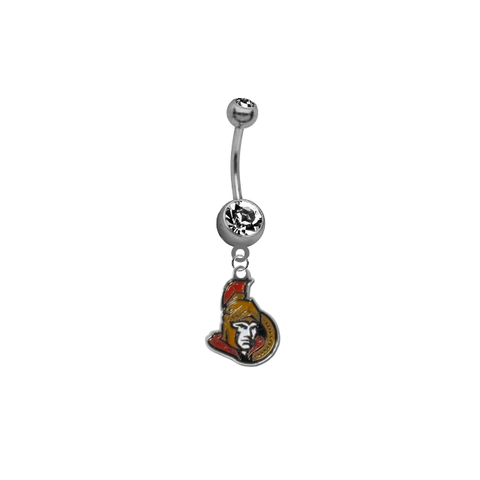 Ottawa Senators NHL Hockey Belly Button Navel Ring