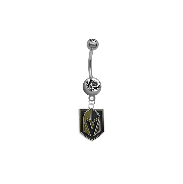 Vegas Golden Knights NHL Hockey Belly Button Navel Ring