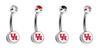 Houston Cougars Swarovski Classic Style 7/16