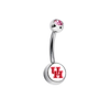 Houston Cougars Pink Swarovski Classic Style 7/16
