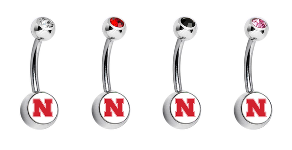 Nebraska Cornhuskers Swarovski Classic Style 7/16