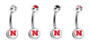 Nebraska Cornhuskers Swarovski Classic Style 7/16