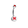 Nebraska Cornhuskers Red Swarovski Classic Style 7/16