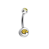 Southern Mississippi Golden Eagles Gold Swarovski Classic Style 7/16