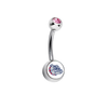 Gonzaga Bulldogs Pink Swarovski Classic Style 7/16