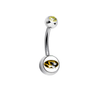 Missouri Tigers Swarovski Gold Classic Style 7/16