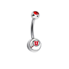Utah Utes Red Swarovski Classic Style 7/16