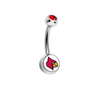 Louisville Cardinals Red Swarovski Classic Style 7/16