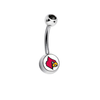 Louisville Cardinals Black Swarovski Classic Style 7/16