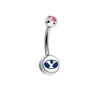 BYU Brigham Young Cougars Pink Swarovski Classic Style 7/16