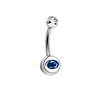 Penn State Nittany Lions Clear Swarovski Classic Style 7/16