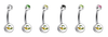 Oregon Ducks Mascot Swarovski Classic Style 7/16