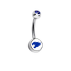 Kentucky Wildcats Mascot Blue Swarovski Classic Style 7/16