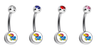 Kansas Jayhawks Swarovski Classic Style 7/16