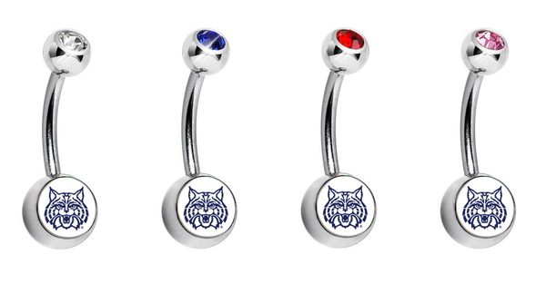 Arizona Wildcats Mascot Swarovski Classic Style 7/16