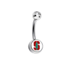 Stanford Cardinal Clear Swarovski Classic Style 7/16