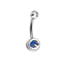 Boise State Broncos Clear Swarovski Classic Style 7/16