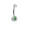Colorado State Rams Clear Swarovski Classic Style 7/16