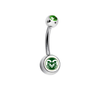 Colorado State Rams Green Swarovski Classic Style 7/16