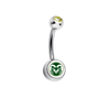 Colorado State Rams Gold Swarovski Classic Style 7/16