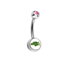 North Dakota State Bison Pink Swarovski Classic Style 7/16