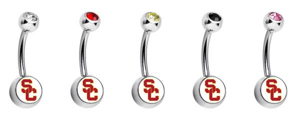 USC Southern California Trojans Swarovski Classic Style 7/16