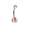 USC Southern California Trojans Pink Swarovski Classic Style 7/16