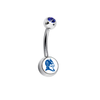 Duke Blue Devils Mascot Blue Swarovski Classic Style 7/16