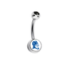 Duke Blue Devils Mascot Black Swarovski Classic Style 7/16