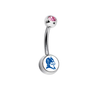 Duke Blue Devils Mascot Pink Swarovski Classic Style 7/16